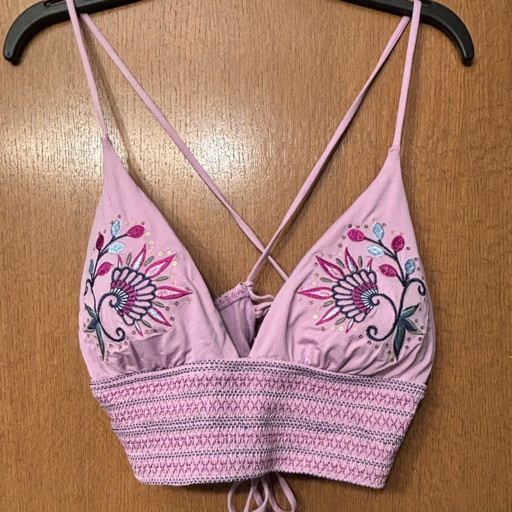 Purple Bikini Top Size Large